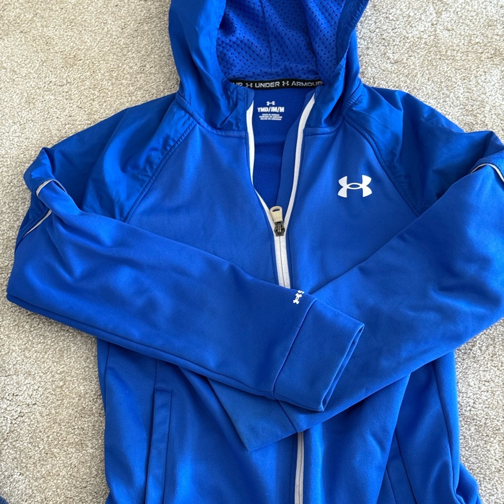 Under Armour Kids Royal Blue Hoodie Jacket